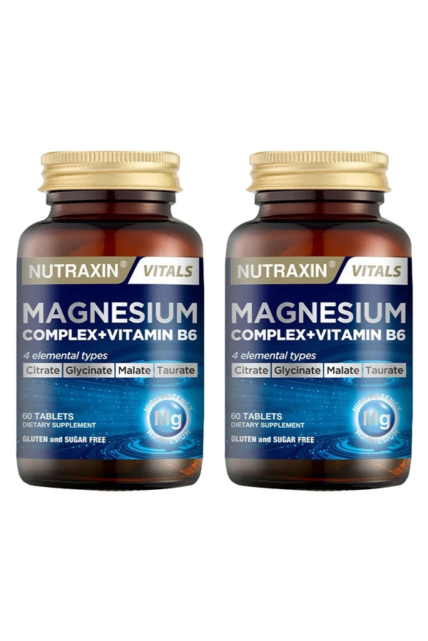 Nutraxin Magnesium Complex Vitamin B6 60 Tablet 2 Adet