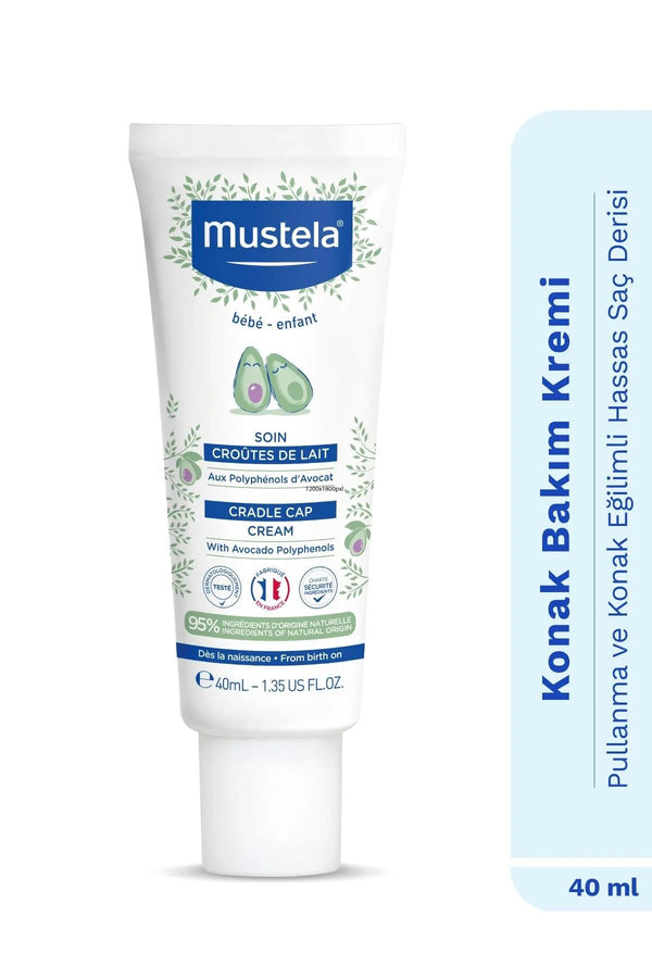 Mustela Cradle Cap Cream 40 ml - Saç Pullanmalarına Karşı Bakım Kremi