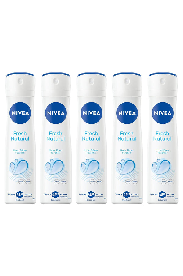 Nivea Fresh Natural Deodorant 150 ml 5 Adet