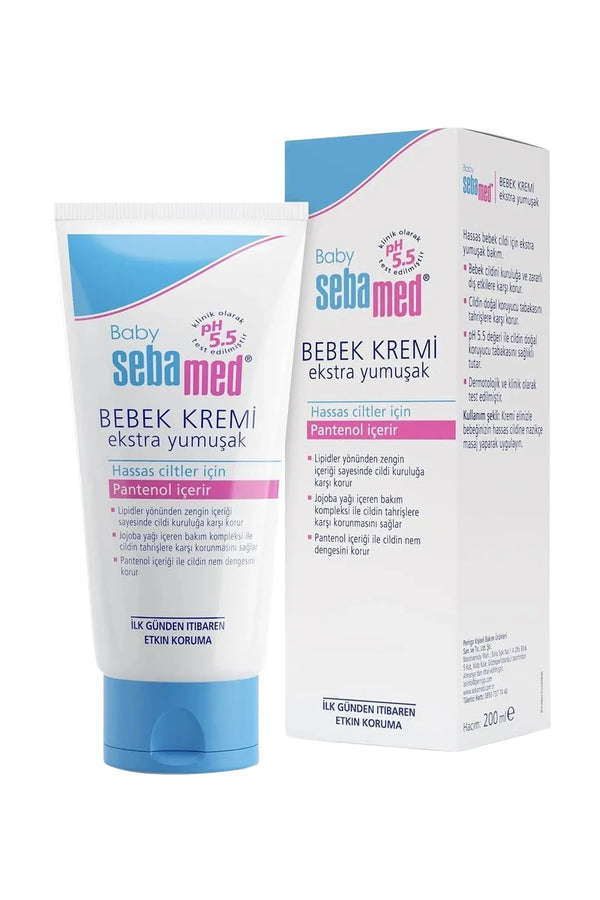 Sebamed Baby Bebek Kremi Extra Yumuşak Hassas Ciltler İçin  200 ml