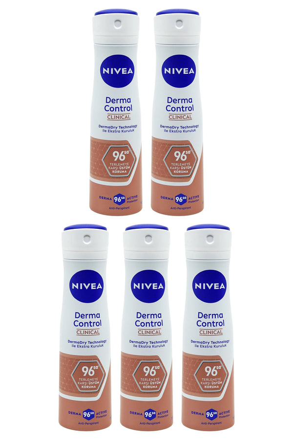 Nivea Derma Control Clinical Deodorant 150 ml 5 Adet