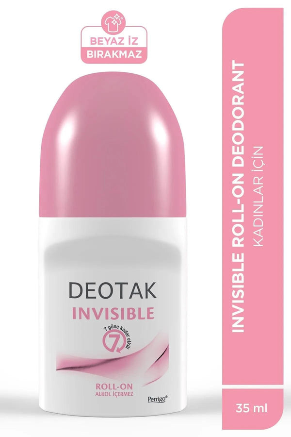 Deotak Invisible Roll-On Women Kadınlar İçin 35 ml 3'lü