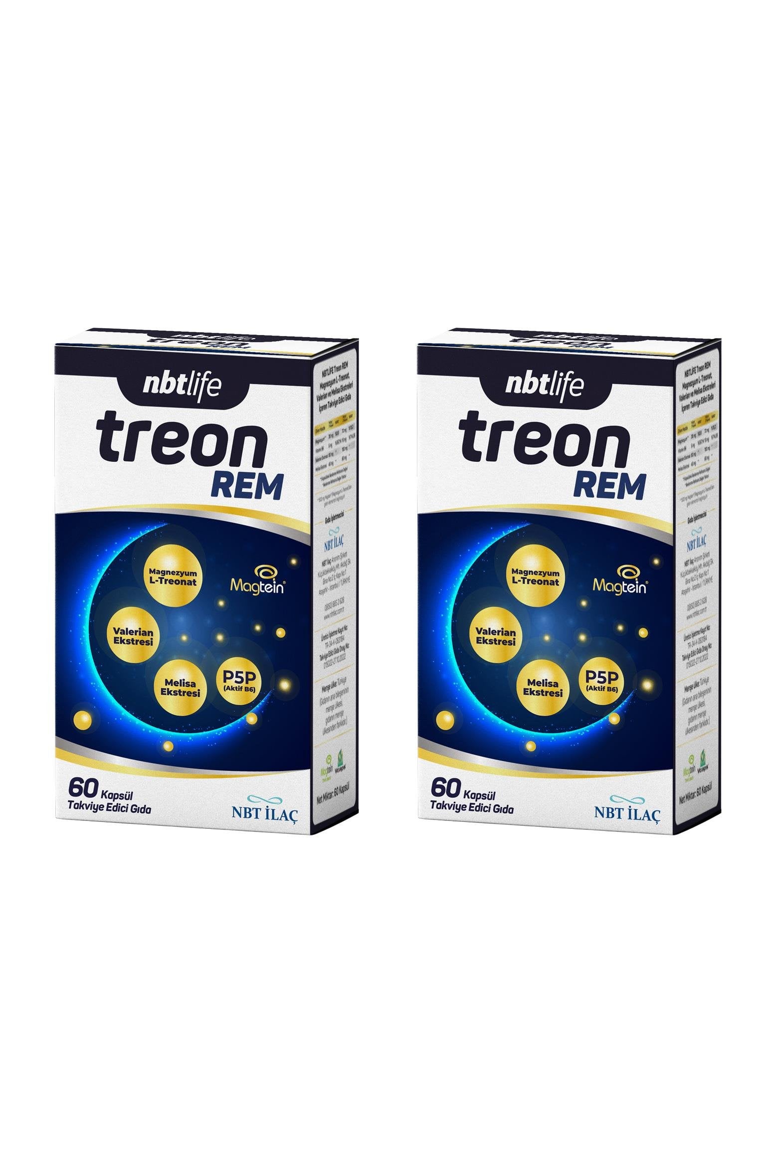 NBT Life Treon REM 60 Kapsül 2 Adet