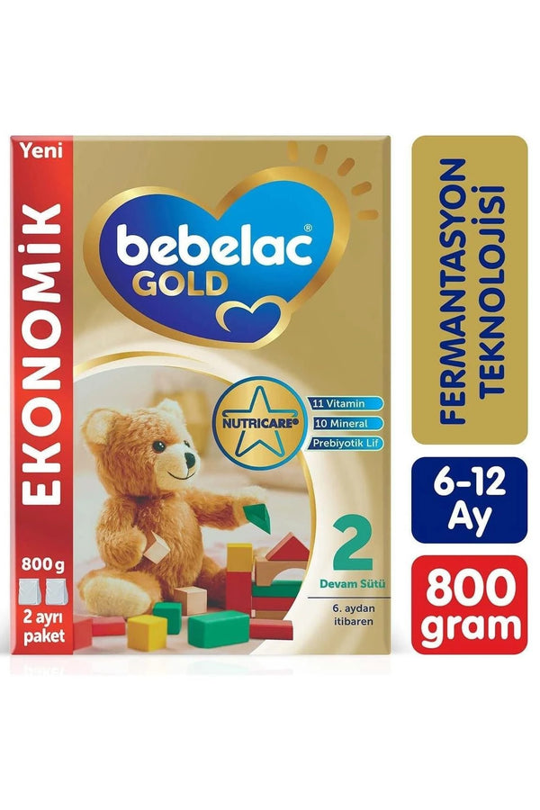 Bebelac Gold 2 Devam Sütü 800 gr 6-12 Ay 2'li