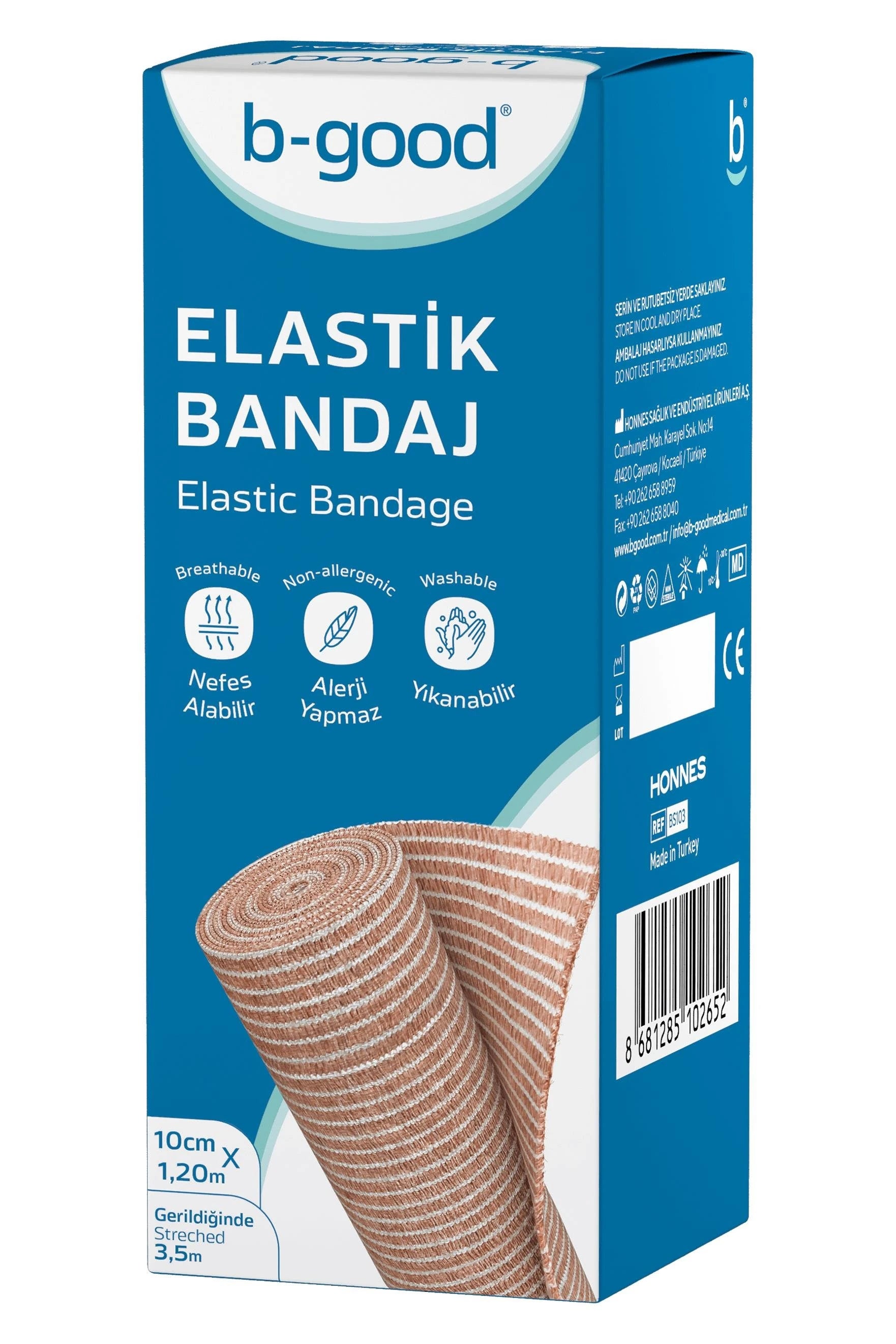 B-Good Elastik Bandaj 10cm x3,5 mt