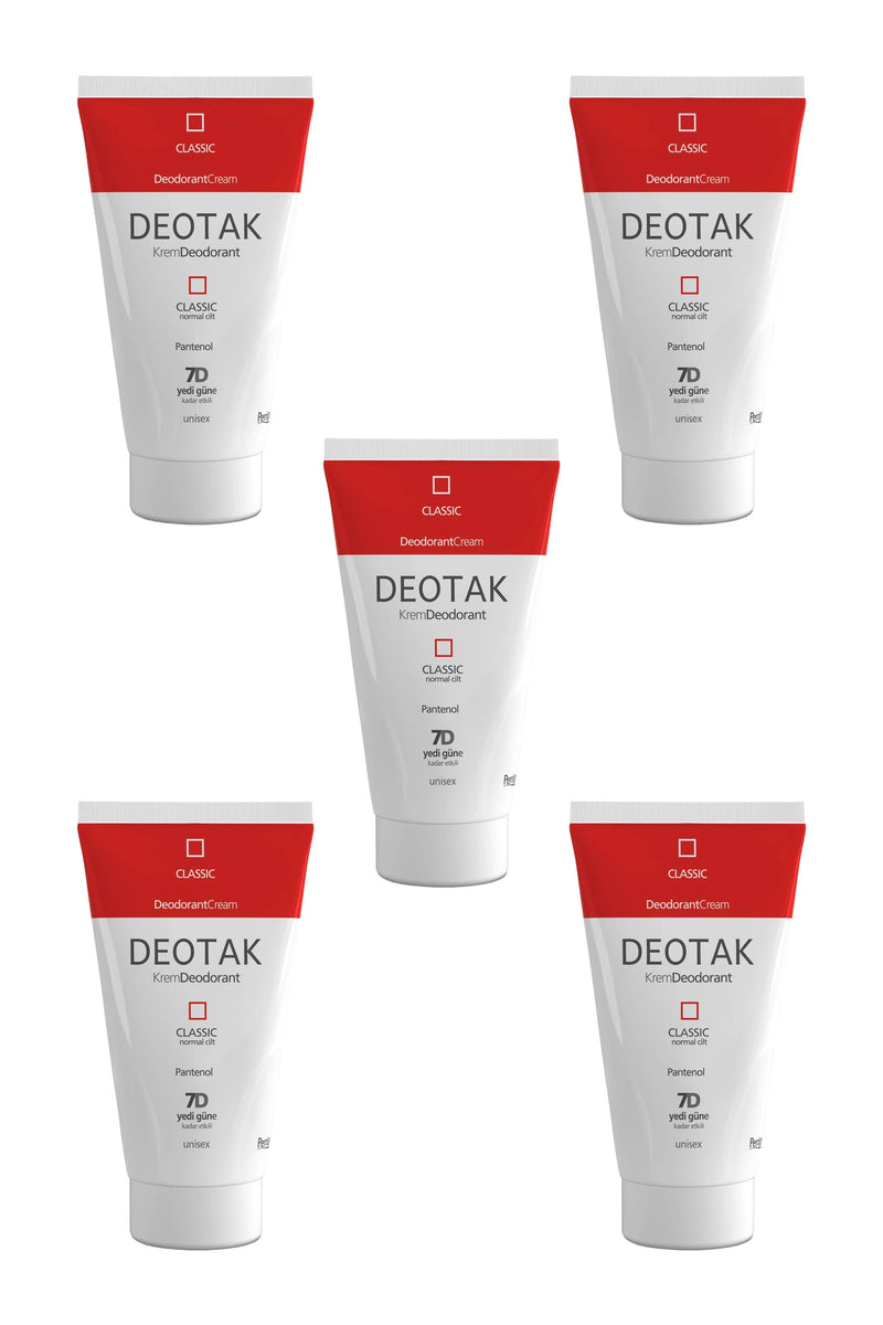 Deotak Krem Deodorant Classic 35 ml 5'li