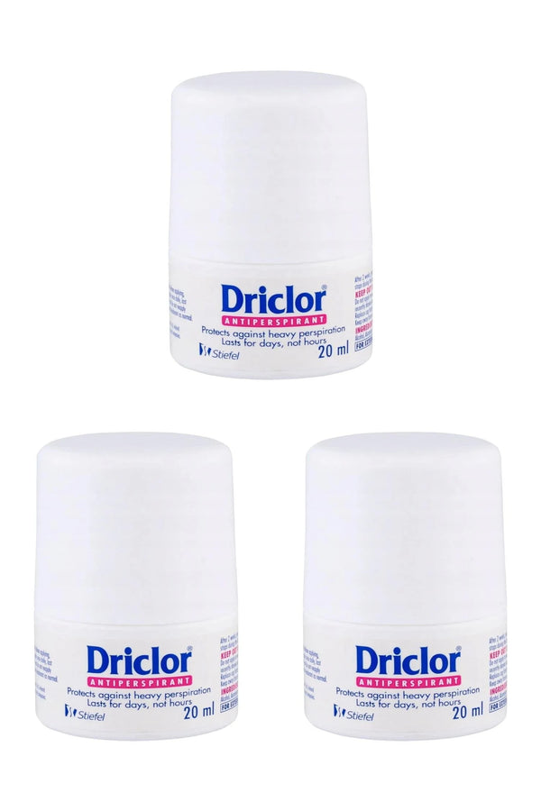 Driclor Aşırı Terleme Önleyici Antiperspirant Roll-On 20 ml 3'lü
