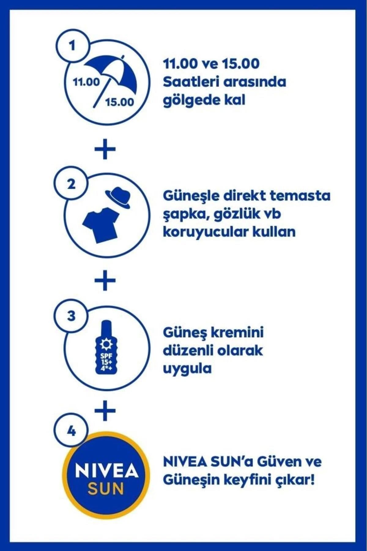 Nivea Sun Koruma ve Bronzluk Spf 50 Güneş Spreyi 200 ml