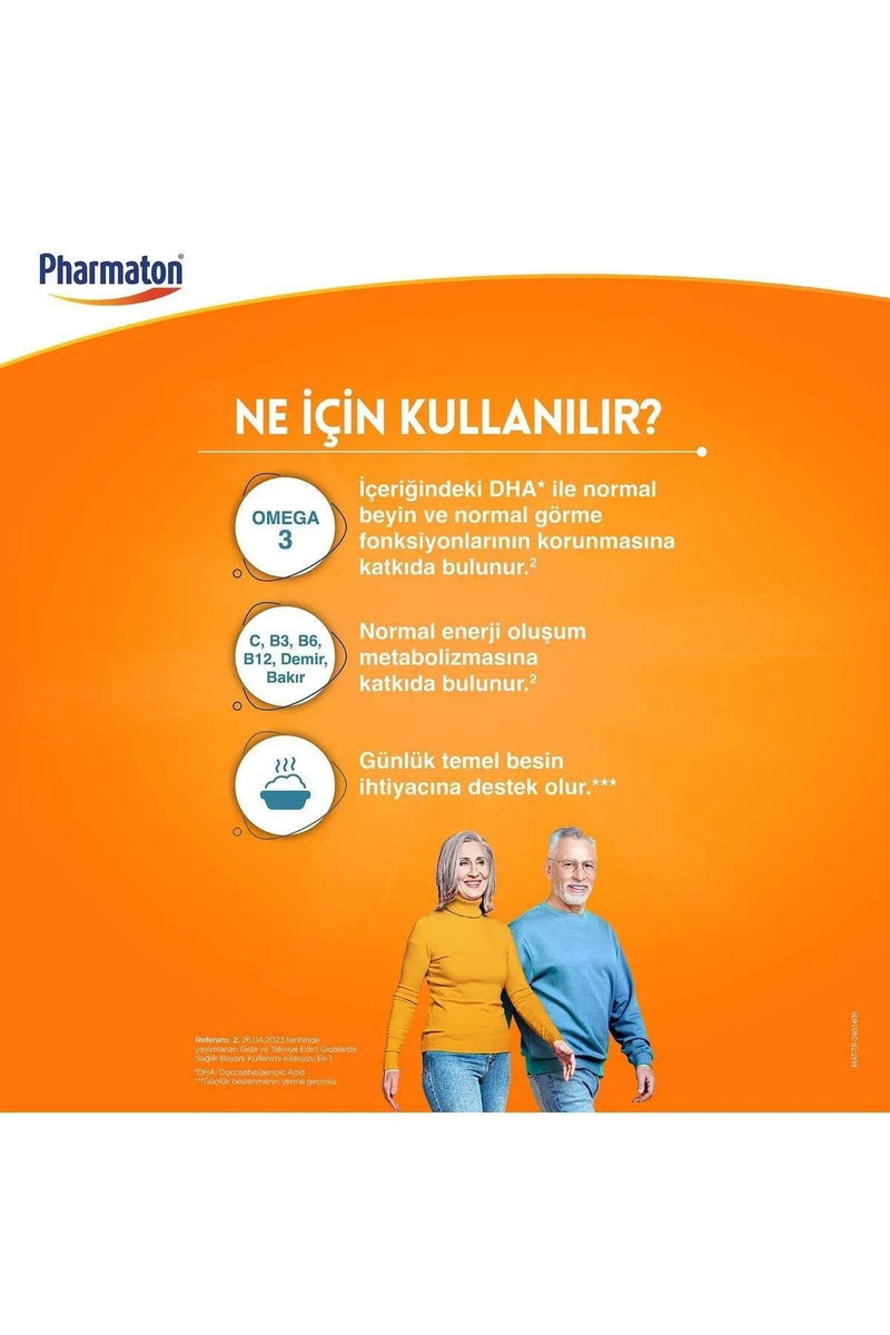 Pharmaton 50+ 30 Kapsül 5 Adet