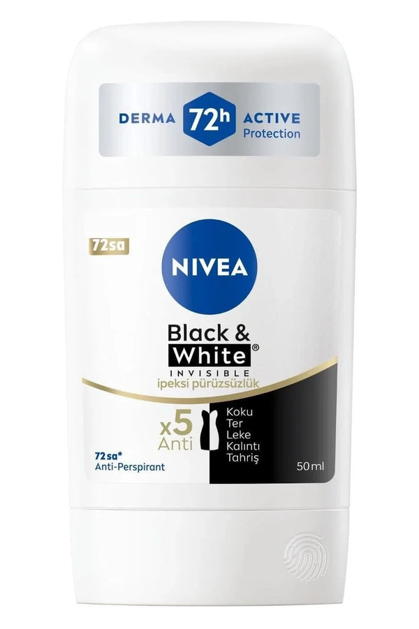 Nivea Black White Invisible Stick Deodorant 50 ml