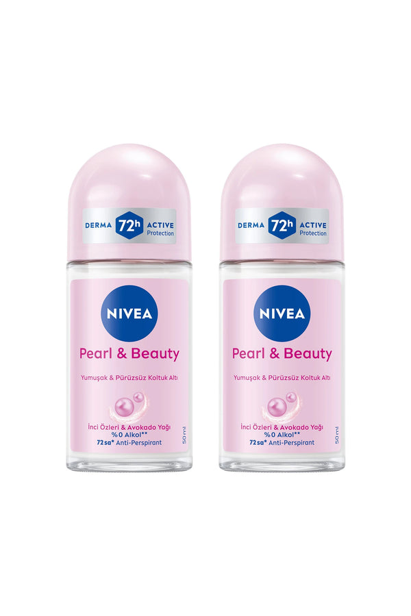 Nivea Pearl Beauty Roll On 50 ml 2 Adet