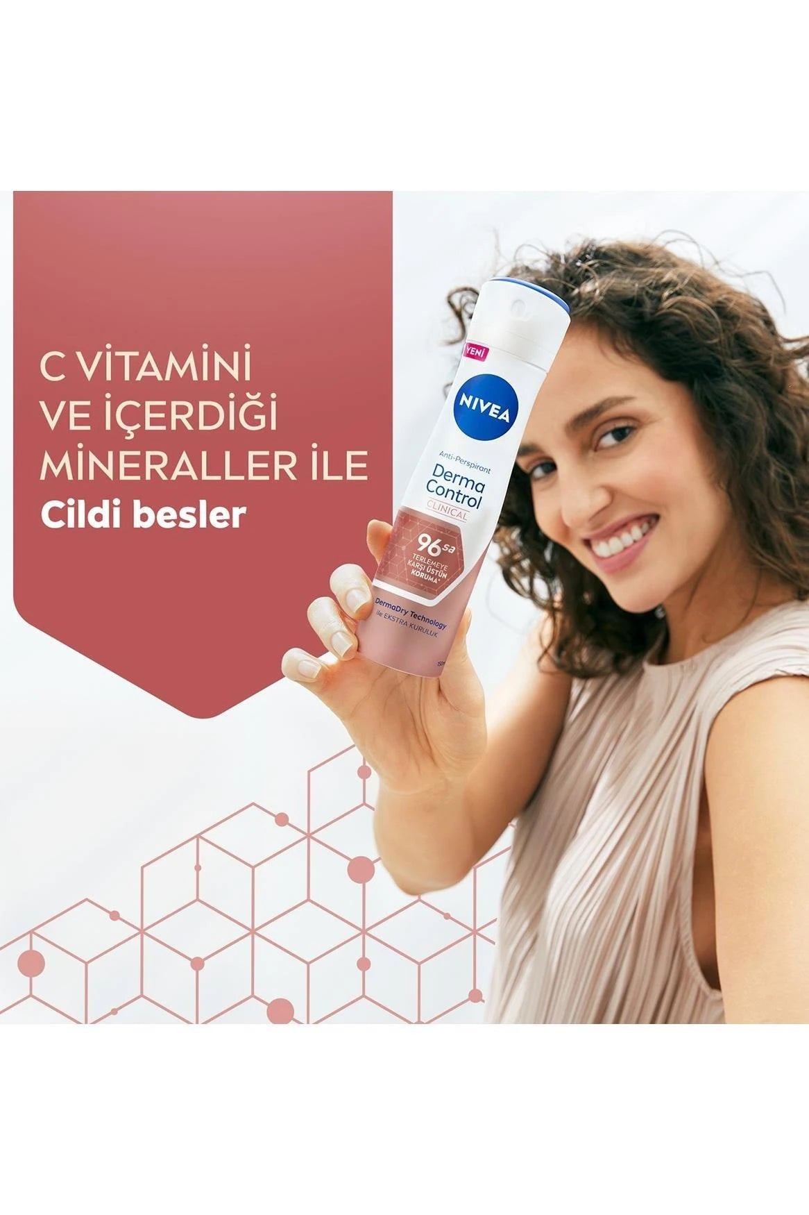 Nivea Derma Control Clinical Deodorant 150 ml 5 Adet