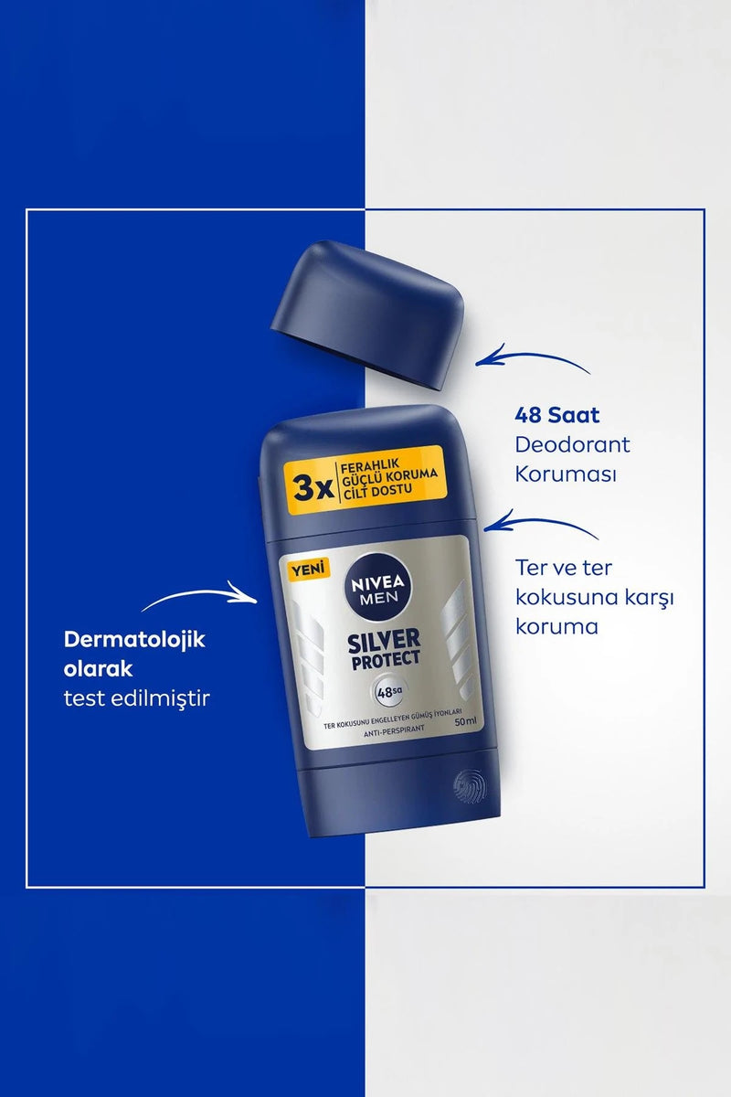 Nivea Men Silver Protect Stick Deodorant 50 ml