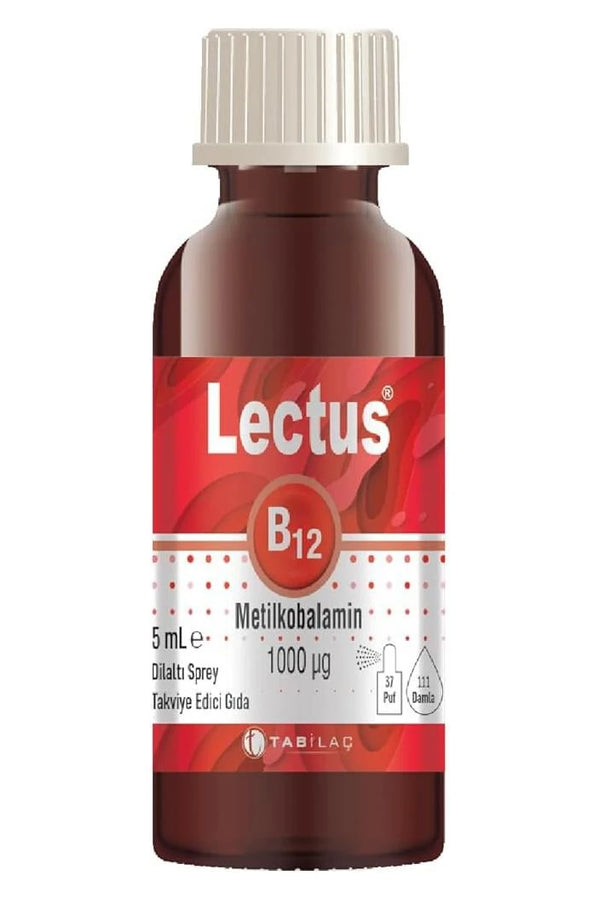 Lectus Metilkobalamin B12 Dil Altı Sprey 5 ml