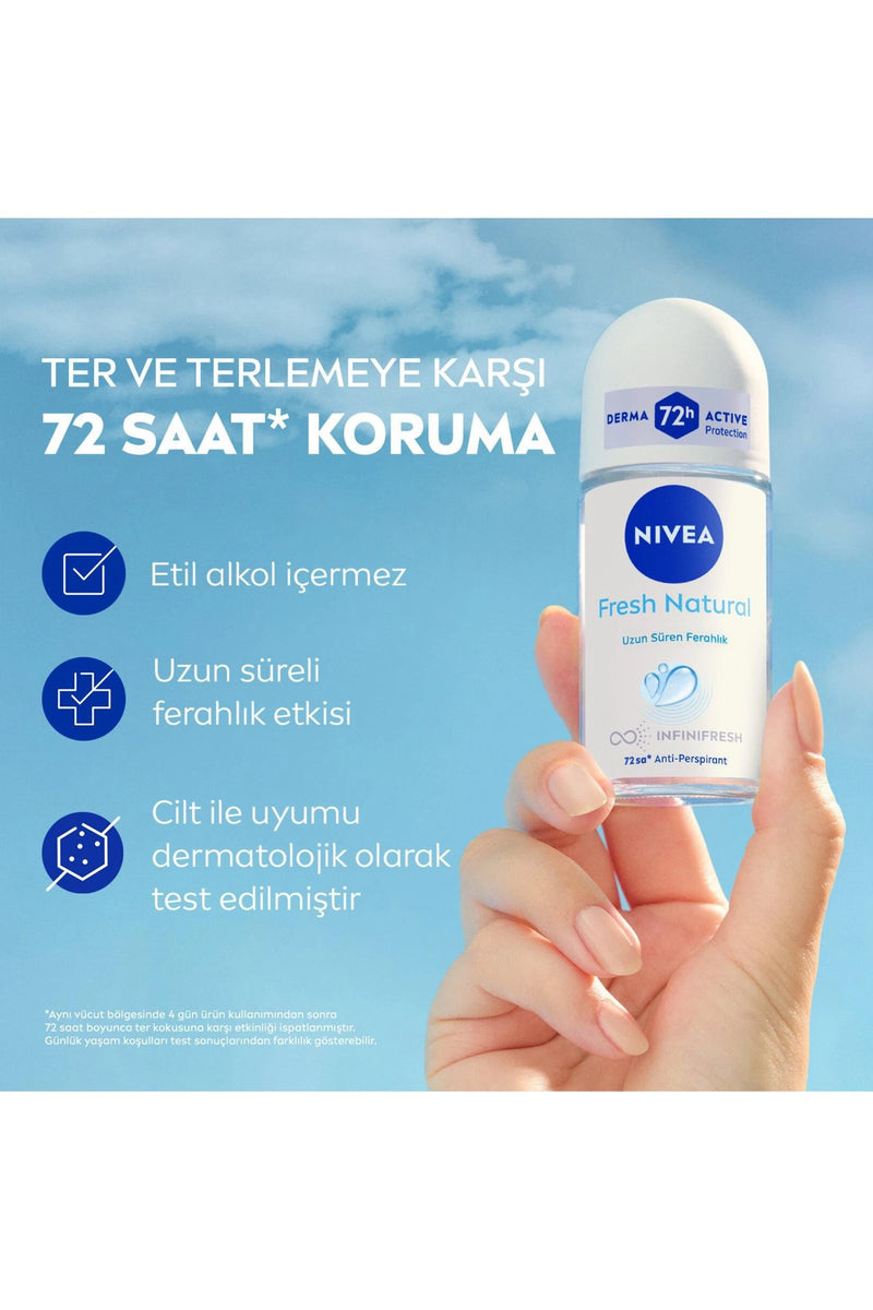 Nivea Fresh Natural Roll on 50 ml
