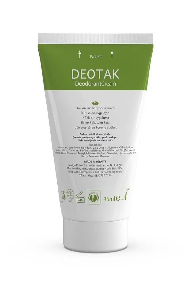 Deotak Krem Deodorant Plus 35 ml