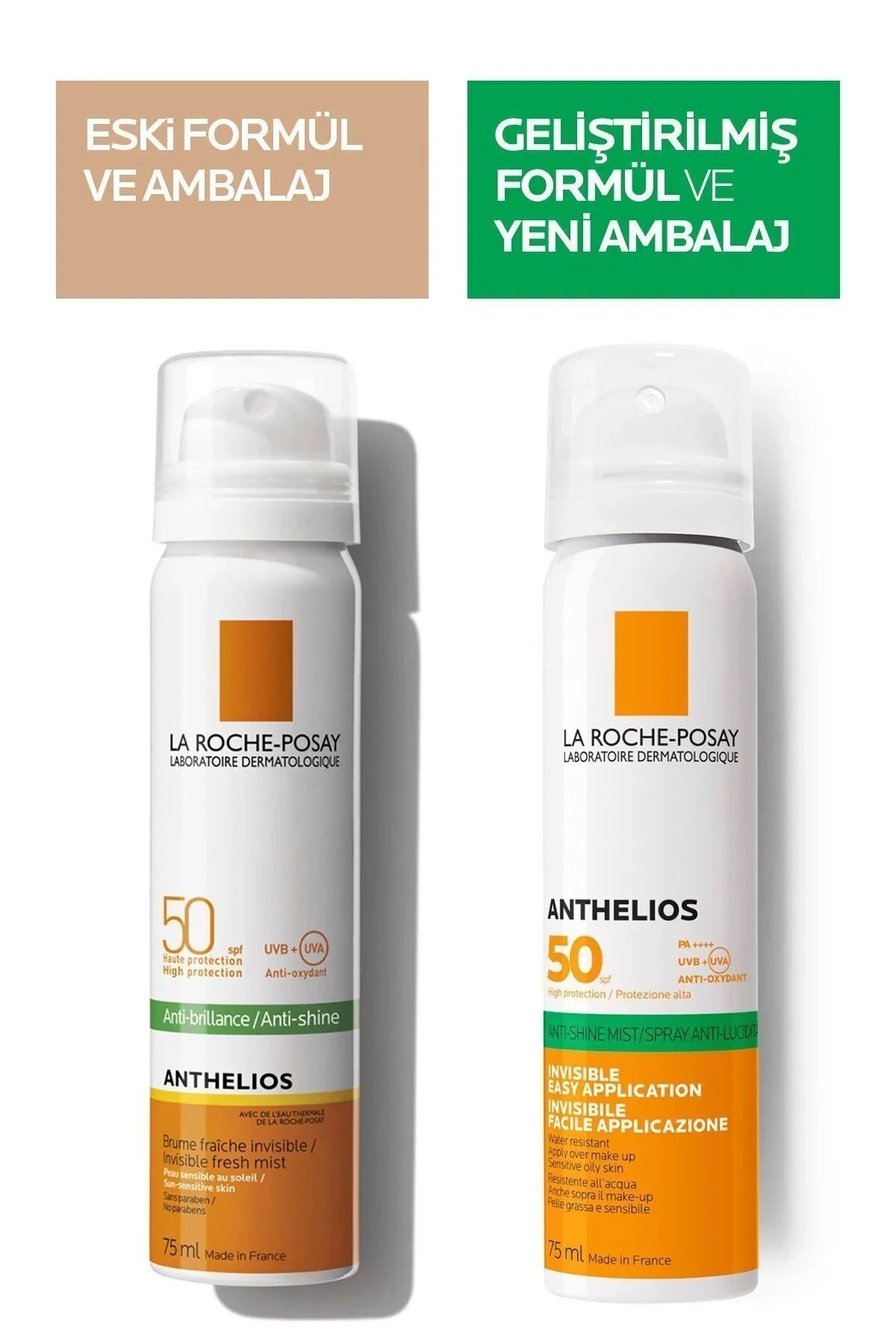La Roche Posay Anthelios Anti Shine Minst SPF 50 Güneş Koruyucu Spray 75 ml