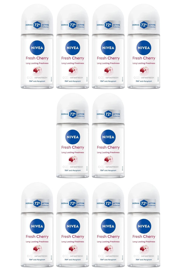 Nivea Fresh Cherry Roll On 50 ml 10 Adet
