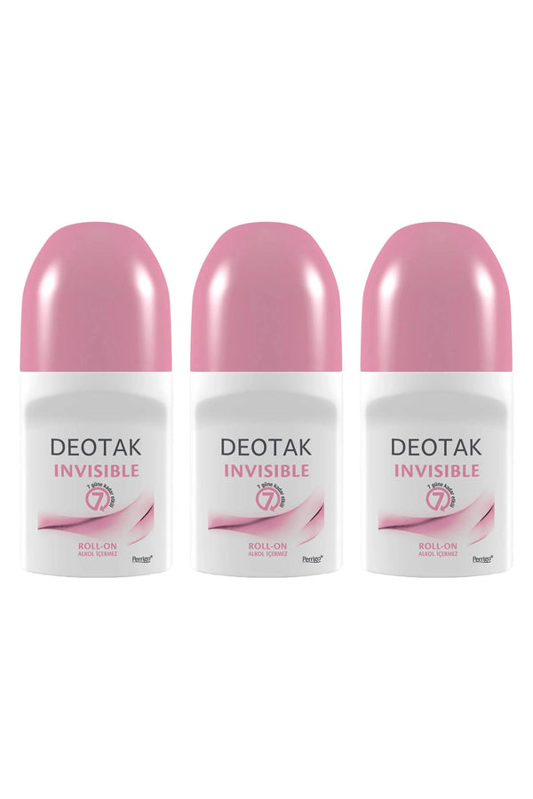 Deotak Invisible Roll-On Women Kadınlar İçin 35 ml 3'lü