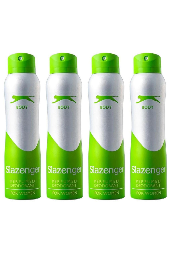 Slazenger Kadın Deodorant Yeşil 150 ml 4'lü