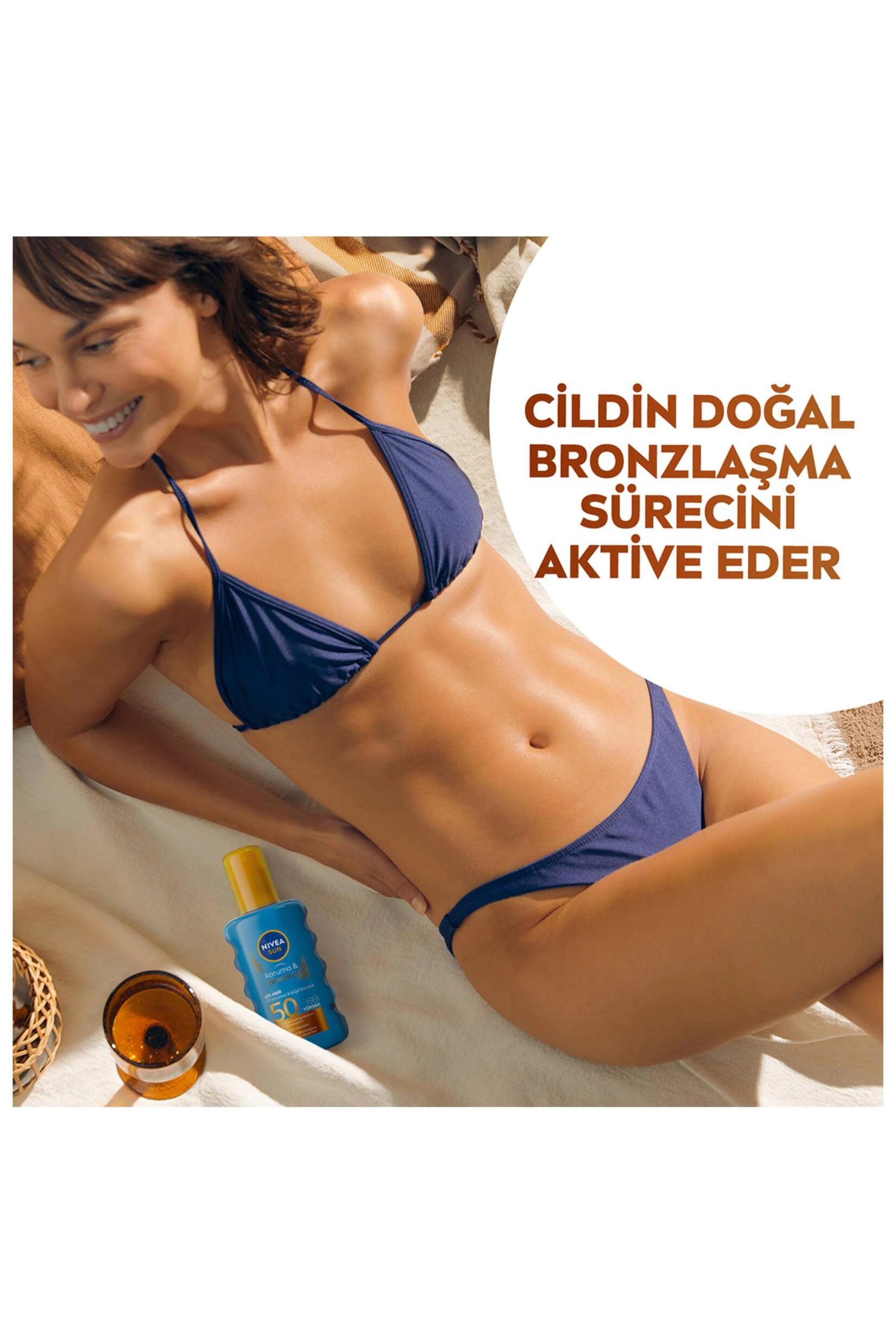 Nivea Sun Koruma ve Bronzluk Spf 50 Güneş Spreyi 200 ml