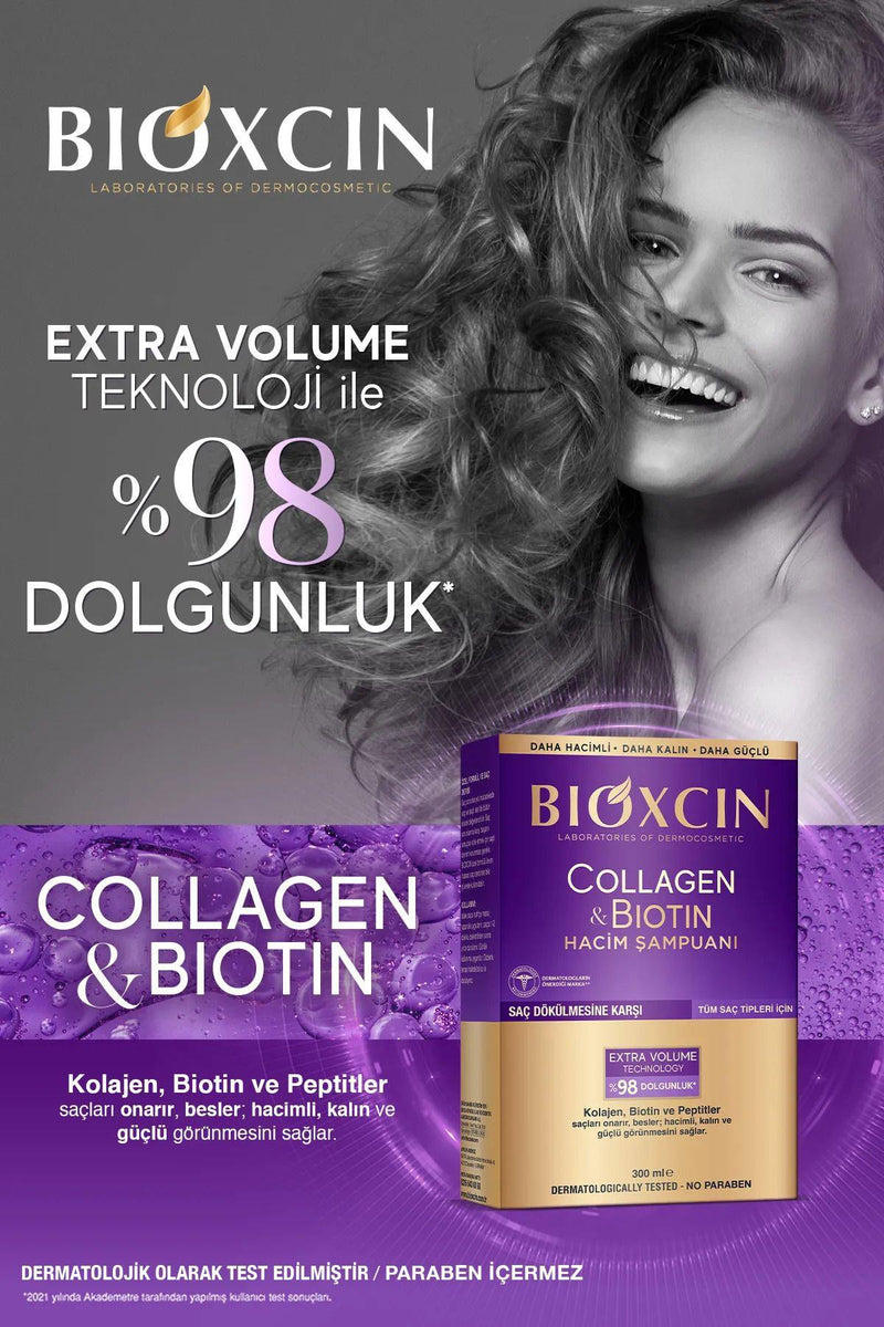 Bioxcin Collagen Biotin Hacim Veren Şampuan 300 ml - İkincisi %50 İndirimli