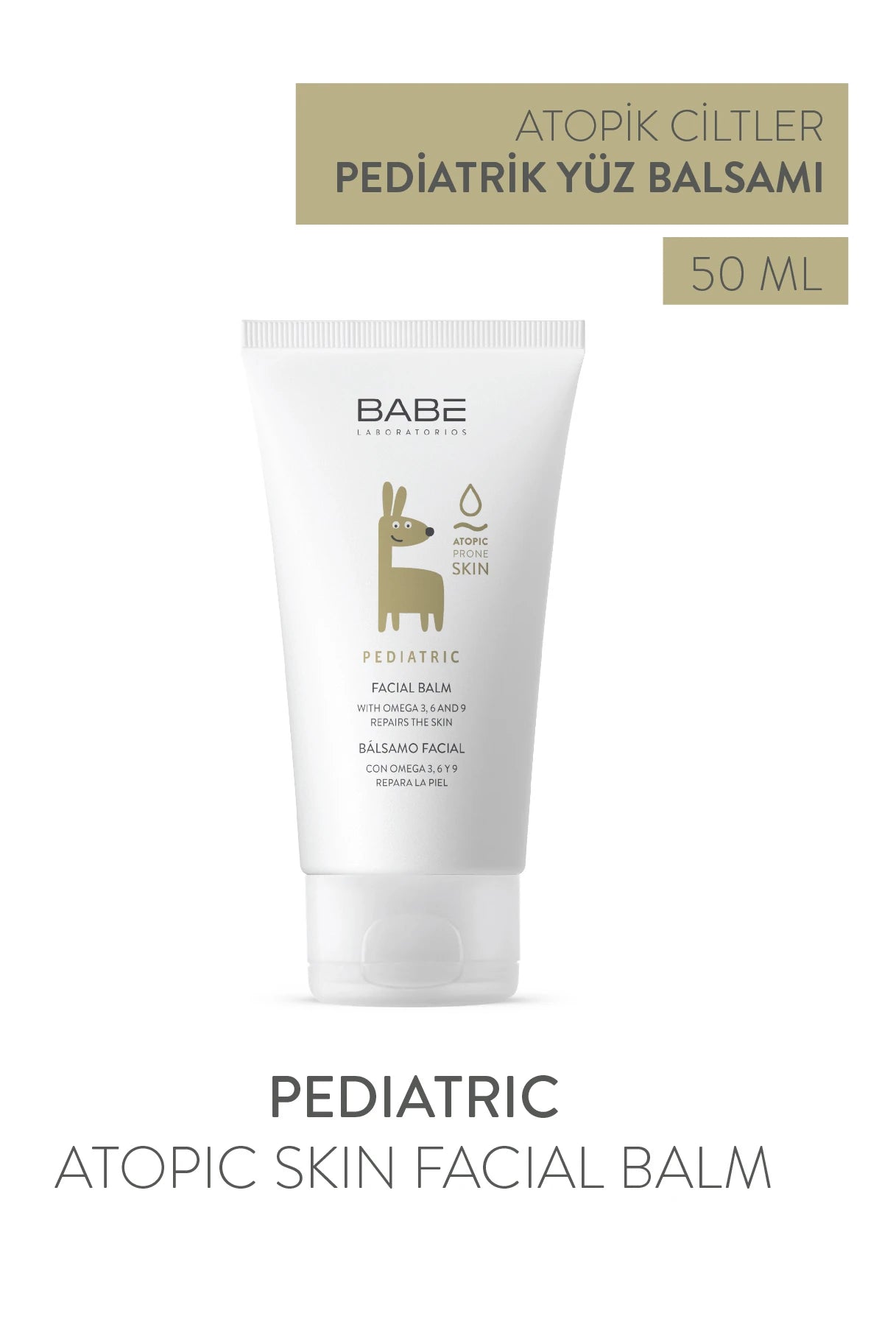 Babe Kuru ve Atopik Ciltler İçin Pediatrik Yüz Balsamı 50 ml