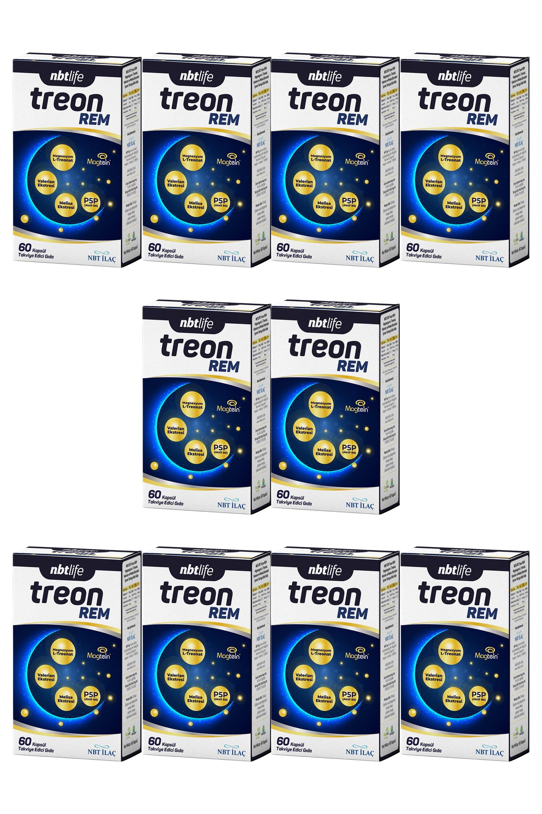 NBT Life Treon REM 60 Kapsül 10 Adet