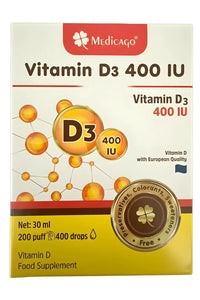 Medicago Vitamin D3 400 IU Puf 30 ml