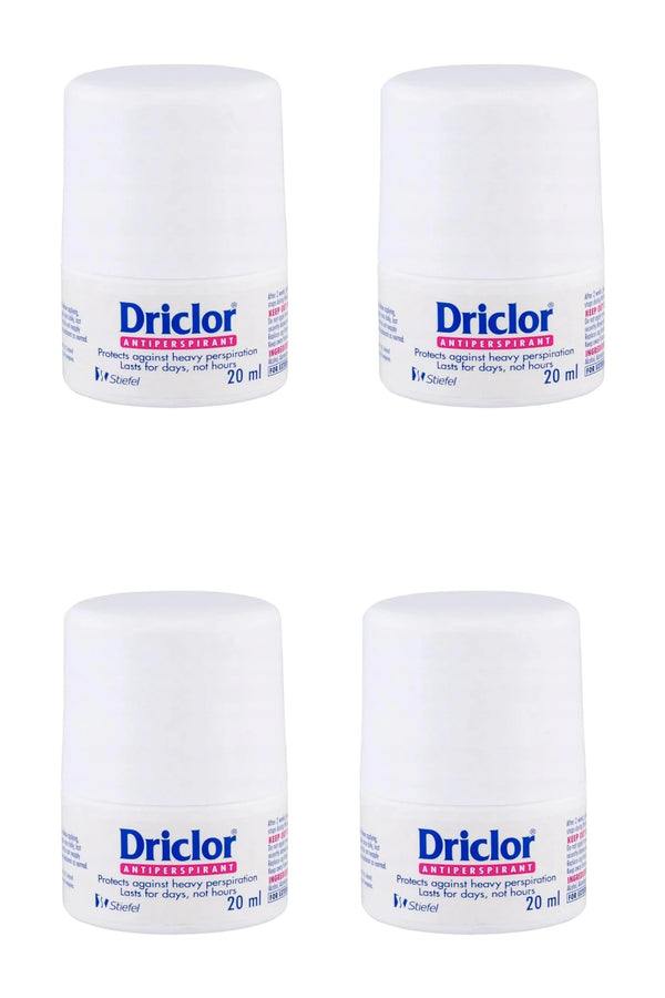 Driclor Aşırı Terleme Önleyici Antiperspirant Roll-On 20 ml 4'lü