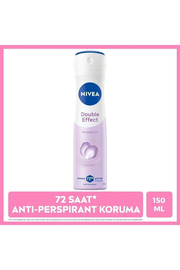 Nivea Double Effect Deodorant 150 ml 3 Adet