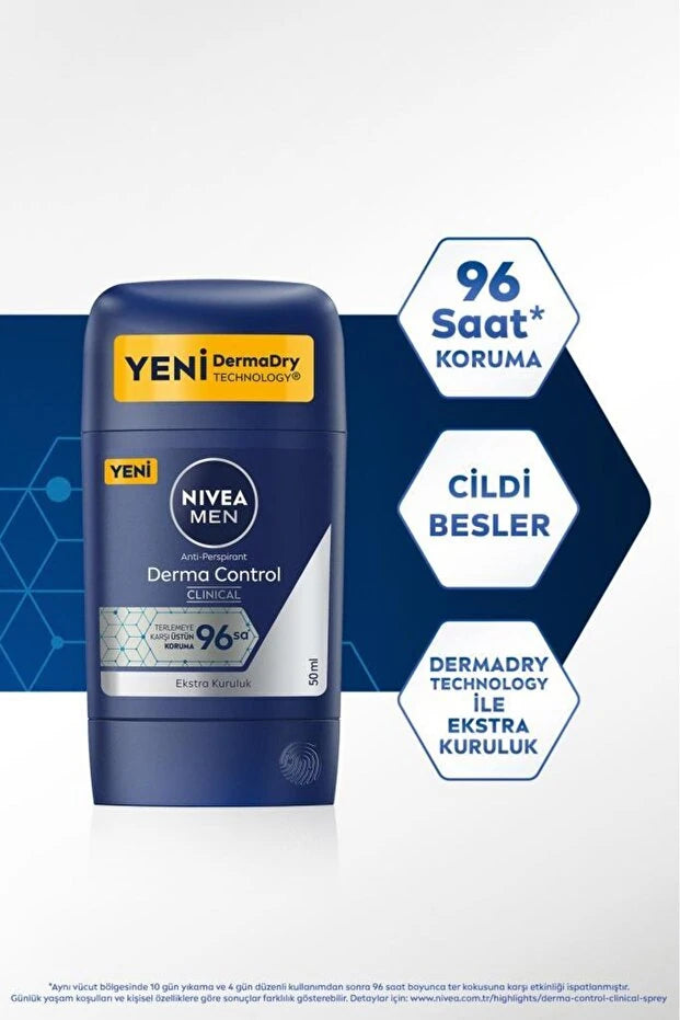 Nivea Men Derma Control Clinical Stick Deodorant 50 ml